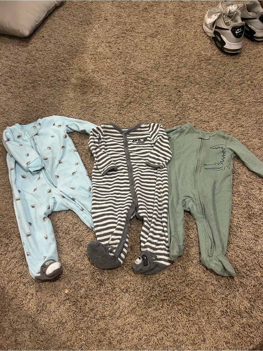 Carter's Footed Baby One-Piece - 3 piece set